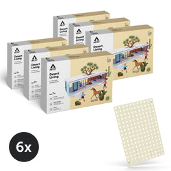 Bundle kit of 6 Arckit Desert Living Architectural Model Building Kits & Building Plates