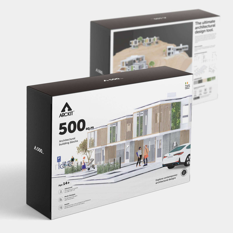 Bundle kit of 6 Arckit A500 Architectural Model Building Kits & Building Plates
