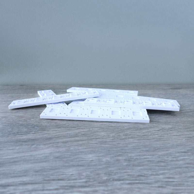 One-by-Five White Coloured Floor or Roof 1.05