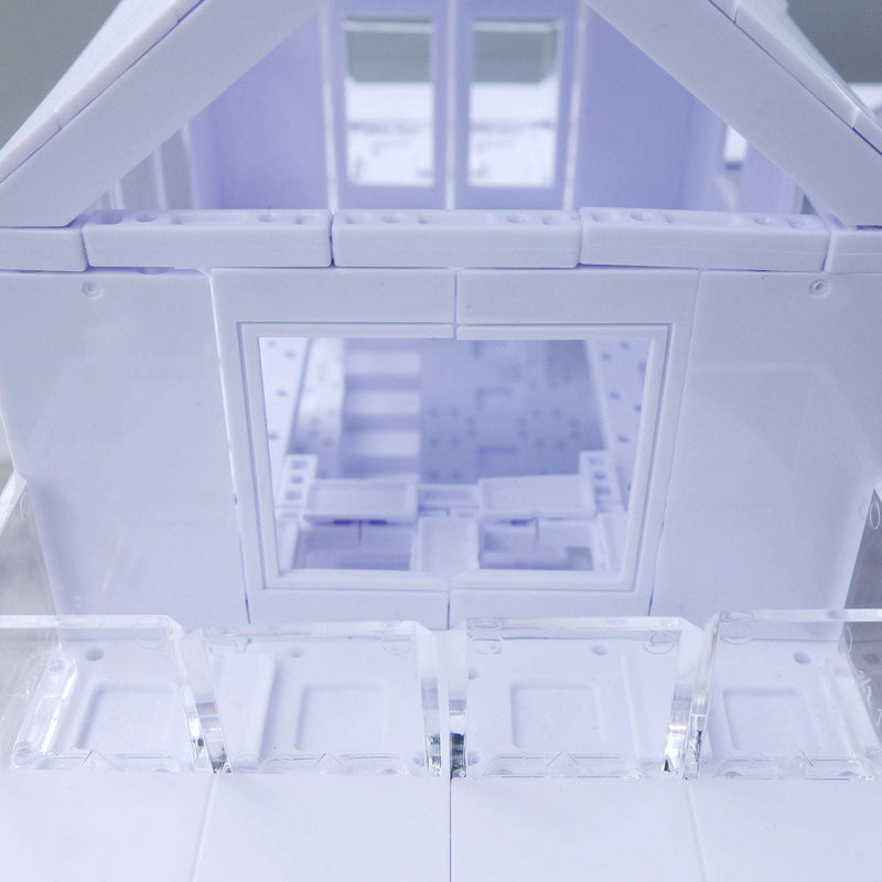 White Corner Window Panel 3.02