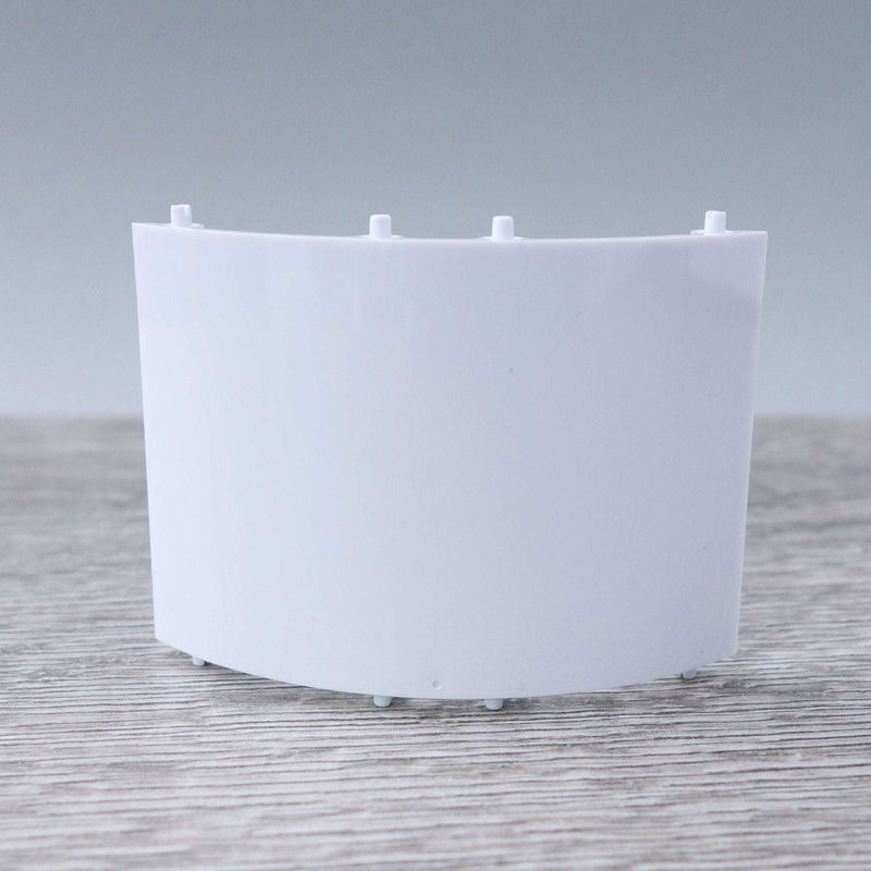 Curved White Wall Panel 2.10