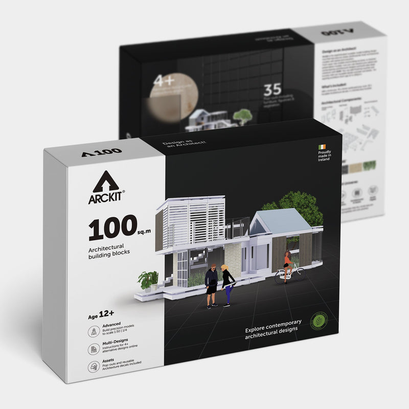 Bundle kit of 10 Arckit A100 Architectural Model Building Kits & Building Plates