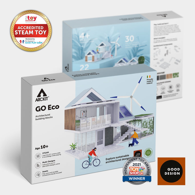 Bundle kit with Arckit GO Eco and Coastal Living Architectural Model Kits