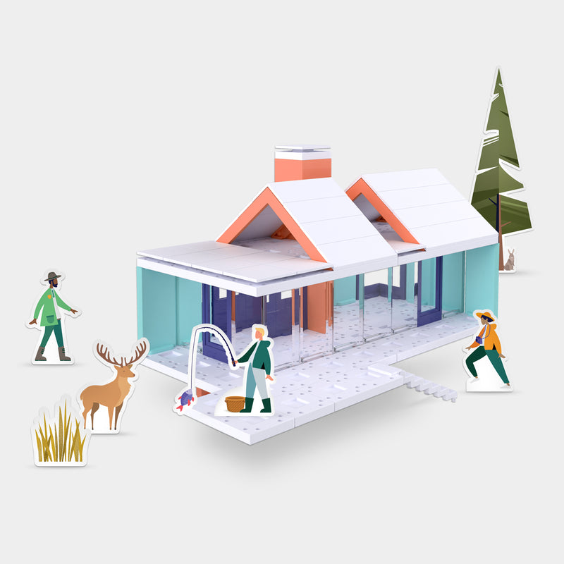 Bundle kit with Arckit GO Eco and Mountain Living Architectural Model Kits